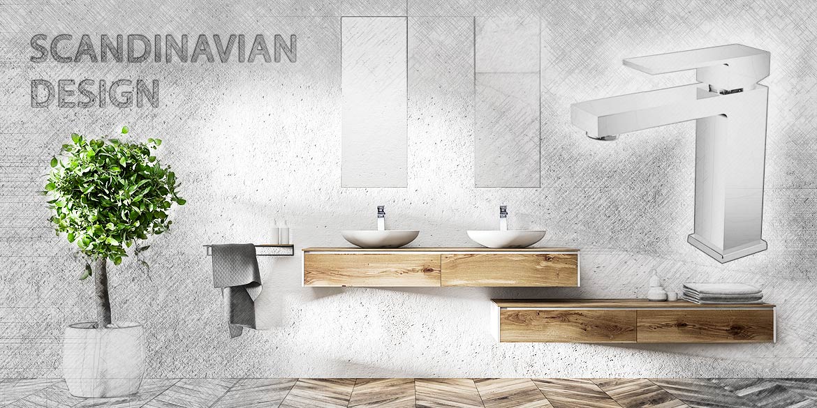 Baterie łazienkowe i kuchenne w skandynawskim stylu